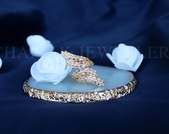 Small Gold Finish Traditional Ring/adjustable Ring/indian Ring