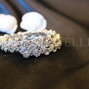 Silver Plated cZ Diamond Bracelet - Handmade Jewellery
