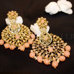 Indian Jewellery - Maang Tikka and Jhumka Earrings Set, &#39;DIVYA&#39; Collection