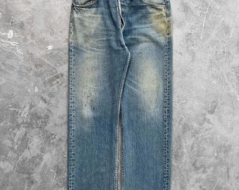 Jean Levi's 501 sablé et teinté vintage / jean / pantalon - 33 x 30