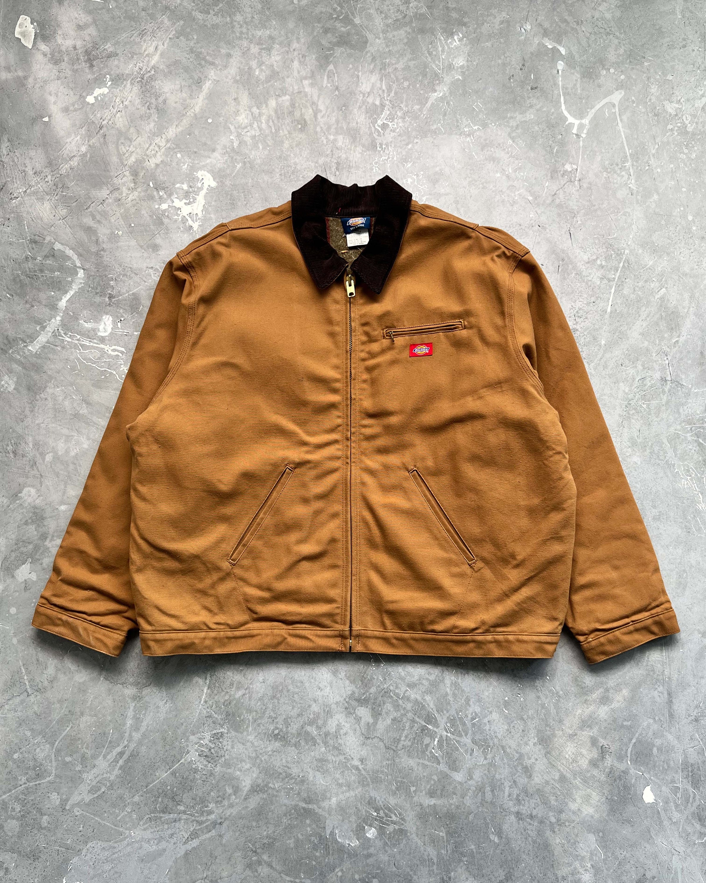 Vintage Dark Tan Dickies Work Jacket / Workwear / Jacket XL - Etsy