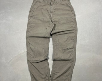 Pantalon de menuisier Carhartt vert délavé Cargo - 35 x 38