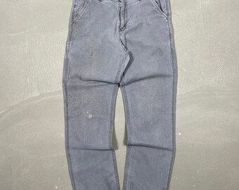 Pantalon de menuisier gris délavé Carhartt - 30 x 34