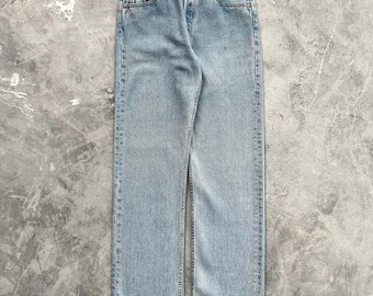 Vintage super Sonne verblasste Levi's 501 Denim / Jeans / Hose / hergestellt in den USA - 27X30