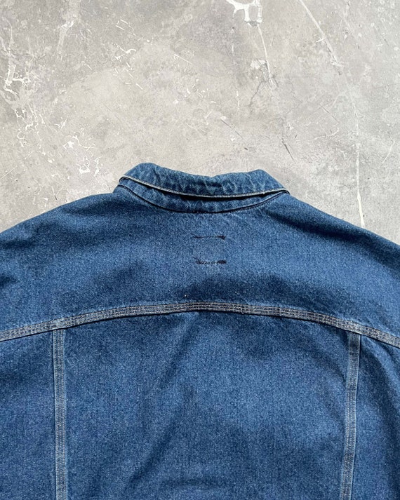 Vintage indigo blue Carhartt trucker jacket / workwea… - Gem