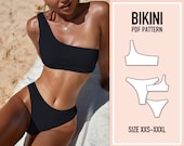 Bikini pattern PDF. Sewing pattern. Swimsuit pattern PDF. Patterns for women. Swimsuit sewing pattern. Swimwear pattern. Women swimsuit.
