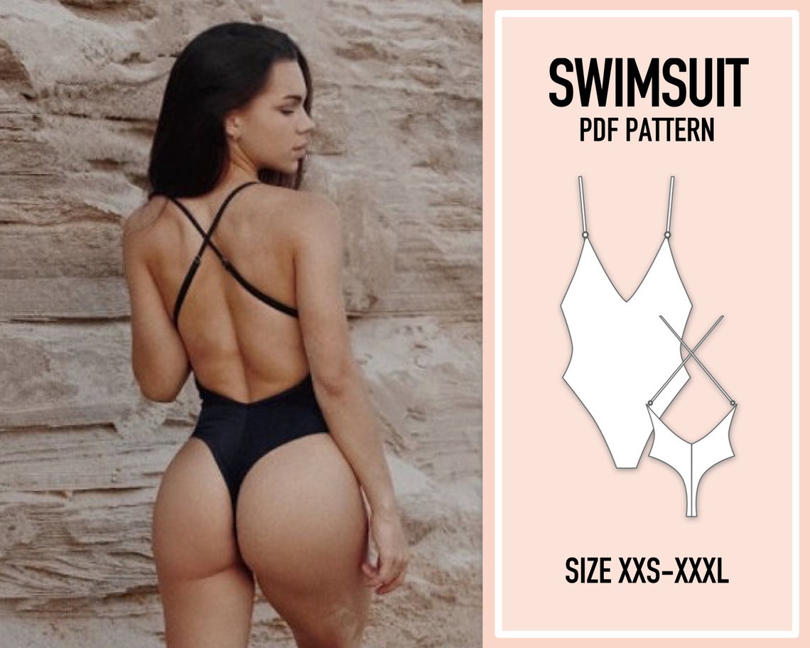 Bikini Pattern PDF. Sewing Pattern. Swimsuit Pattern PDF. Etsy UK