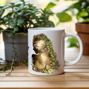 Lord of the Rings Mug, Middle Earth Mug, Hand Painted Coffee Mug