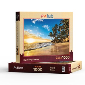Jigsaw Puzzle 1000 Pieces, Puzzle for Gift, 1000 Pieces Puzzle, Puzzle for Adults, Island Breeze Puzzle, Family Activity