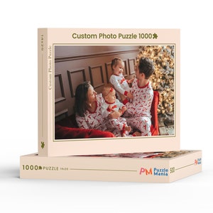 Personalized Photo Puzzle, Custom Photo Puzzle 1000 Pieces, Photo Puzzle 500 or 1000 Piece, Custom Jigsaw Puzzle Custom Photo, Gift for Mom