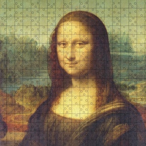 Mona lisa puzzle - Etsy 日本