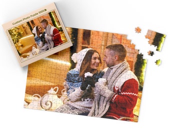 Custom Photo Puzzle 500 Pieces, Custom Jigsaw Puzzle with Picture, Personalized Photo Puzzle Family Gift, 500 - 1000 Pieces Jigsaw Puzzle