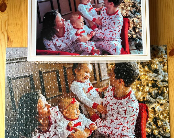 Photo Puzzle 500 or 1000 Piece, Custom Jigsaw Puzzle Personalized 1000 Piece Jigsaw Puzzle from Your Photo for Couples