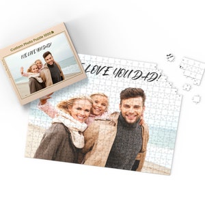 1000 Pieces Custom Puzzle, Create Your Own Photo Puzzle, Personalized Puzzle, Custom Photo Jigsaw Puzzle: Personalized Family Keepsake image 2