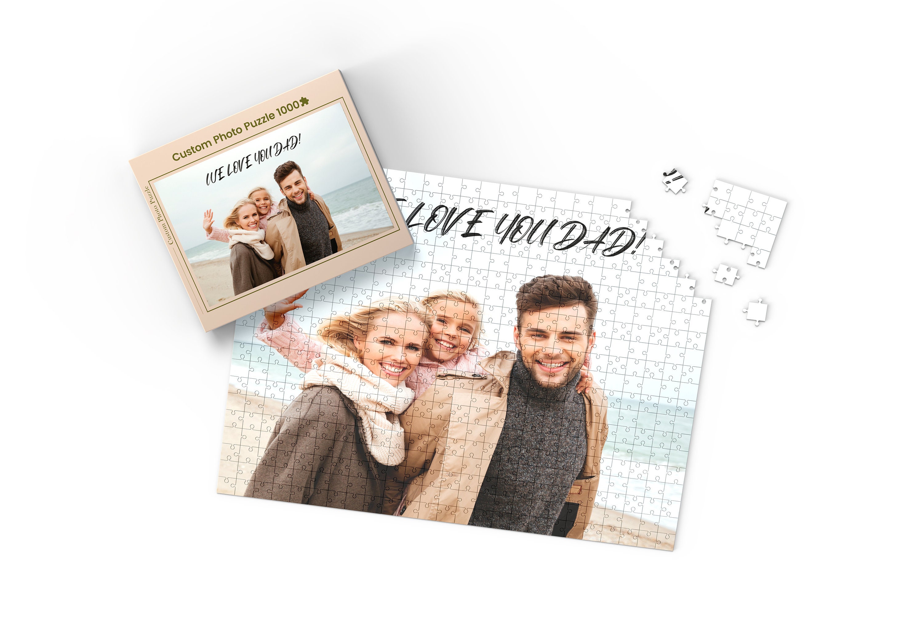 Custom Photo Puzzle Create Your Own Jigsaw Puzzle 500 and Etsy