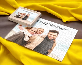 1000 Pieces Custom Puzzle, Create Your Own Photo Puzzle, Personalized Puzzle, Custom Photo Jigsaw Puzzle: Personalized Family Keepsake