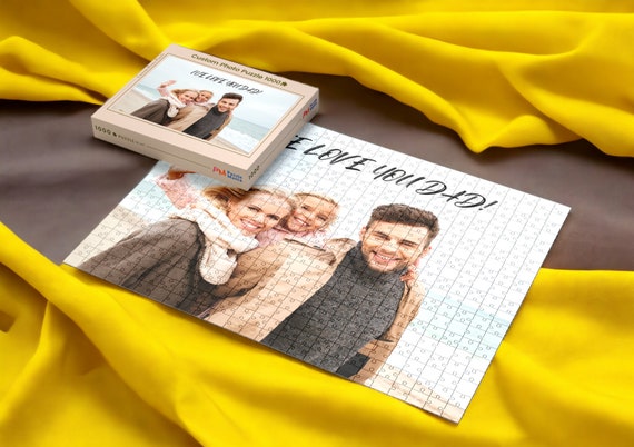 1000 Pieces Custom Puzzle, Create Your Own Photo Puzzle, Personalized Puzzle, Custom Photo Jigsaw Puzzle: Personalized Family Keepsake