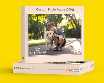 Rompecabezas de fotos personalizado para parejas, regalo de aniversario personalizado, rompecabezas de imágenes personalizado para él o ella