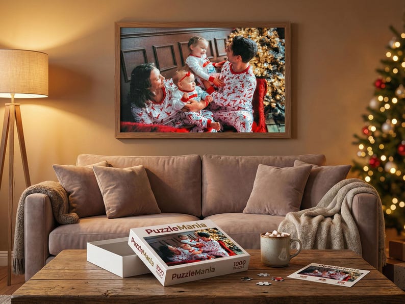 Personalized Puzzle Anniversary Gift - Custom Jigsaw Puzzle from Photo - Picture Puzzle for Couples - Gift for Husband - Gift for Wife image 10