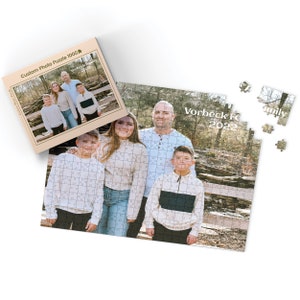 Personalized Photo Puzzle 1000 Pieces Custom Puzzle, Create Your Own Photo Puzzle, Birthday Gift for Family, Best Gift for Mom, Gift for Her