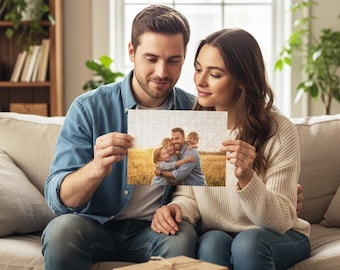 Personalisiertes 1000-Teile-Puzzle von Ihrem Foto für Paare