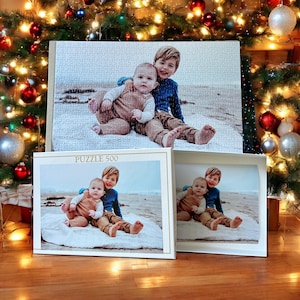 Personalized Photo Puzzle 1000 Pieces - Custom Photo Puzzle 500 Pieces - Custom Jigsaw Puzzle from your Own Picture- Christmas Gift for Mom