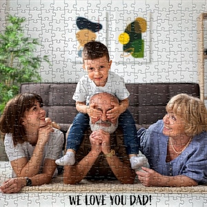 Puzzle photo personnalisé : souvenir de famille personnalisé