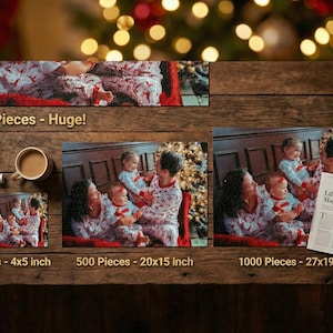Personalized Puzzle Anniversary Gift - Custom Jigsaw Puzzle from Photo - Picture Puzzle for Couples - Gift for Husband - Gift for Wife image 6