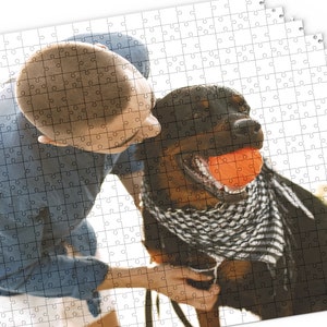 Custom Photo Puzzle: Personalized Jigsaw Gift for Pet Lovers