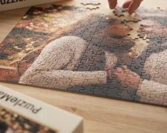 Custom Pet Portrait Puzzle from Photo, Family Keepsake Gift