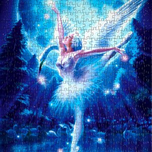 Swan Ballerina 1000 Piece Jigsaw Puzzle: Adult Family Puzzle