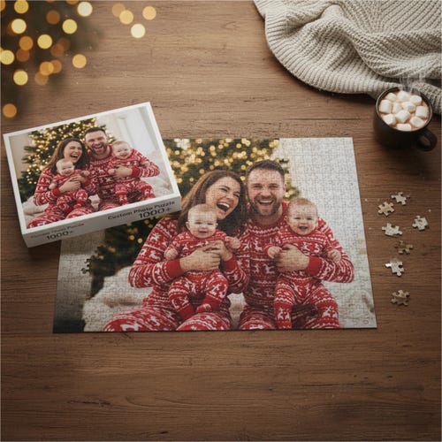 Puzzle photo personnalisé : cadeau personnalisé, 500-1000 pièces