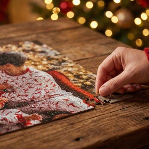 Rompecabezas fotográfico personalizado de 1000 piezas, rompecabezas fotográfico personalizado, rompecabezas personalizado con tu foto, regalo único para ella, el mejor regalo para mamá. imagen 3