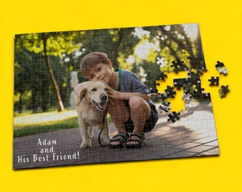 Gepersonaliseerde fotopuzzel: gepersonaliseerd verjaardagscadeau, 1000 stukjes