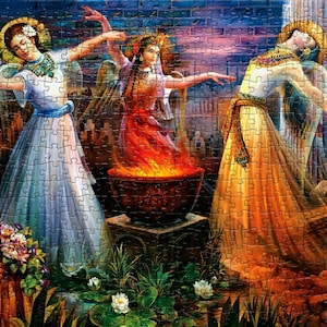Jigsaw Puzzle 2000 Pieces, Adult Jigsaw Difficult Puzzle, Nature's Trinity Quest Challenge Puzzle Gift for Mom, Challenging Puzzle 2000 PCS