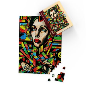 Enigmatic Woman Artwork Jigsaw Puzzle: 1000 Piece Adult Puzzle