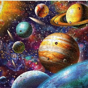 Puzzle „Podróż Kosmiczna”: 3000 elementów, trudne puzzle dla dorosłych