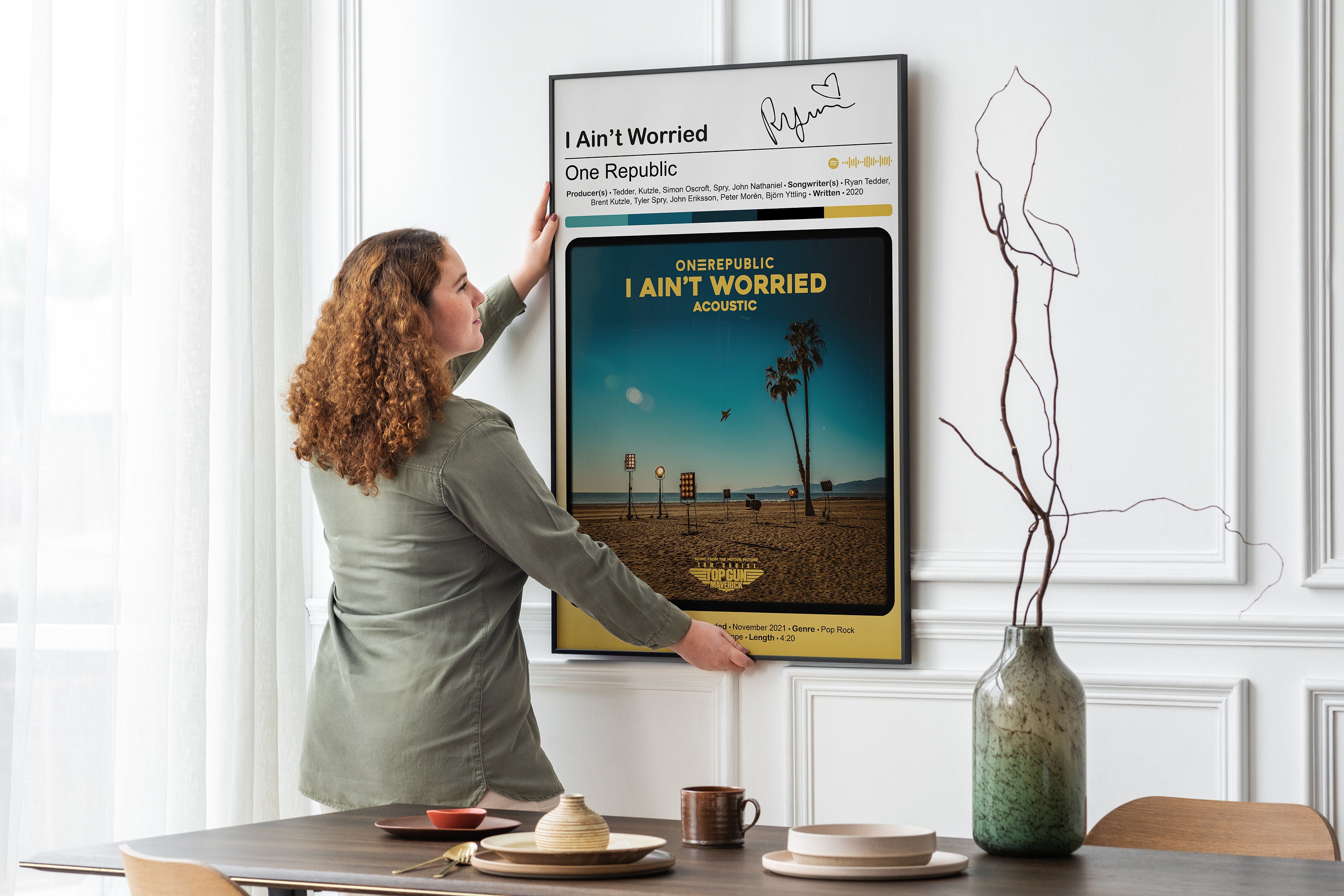 Discover One Republic - I Ain't Worried Poster by Triposter, Pop Rock Music Wall Decor