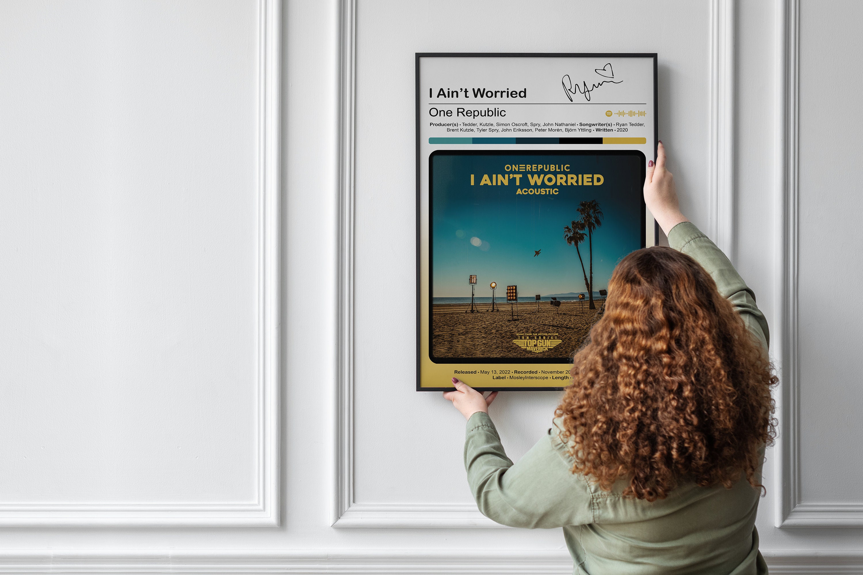 Discover One Republic - I Ain't Worried Poster by Triposter, Pop Rock Music Wall Decor