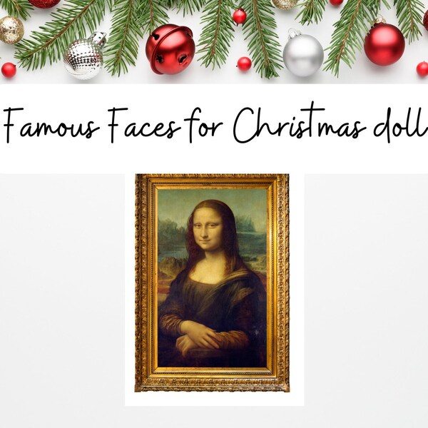 Mona Lisa Face Cutout Etsy Mona Lisa Face Cutout Etsy