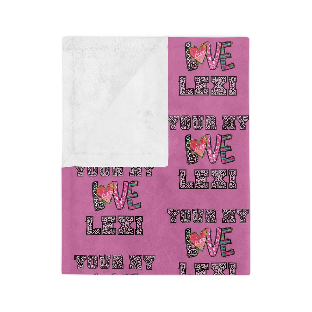 Cozy Blanket for Girlfriend or Boyfriend Valentine's Gift Etsy