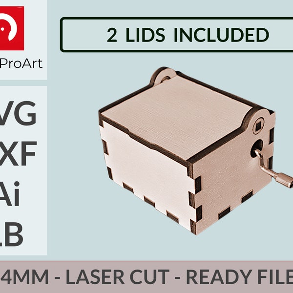 Lightburn Box Svg Etsy