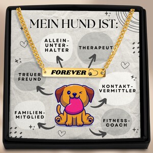 Collana per amanti dei cani, regalo personale per lei, regalo per amanti degli animali, regalo personalizzato, regalo per proprietari di cani, cane
