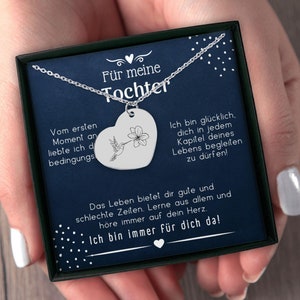 Cadeau fille de maman, cadeau personnel pour fille, cadeau fille 18 ans, cadeau personnalisé de papa, cadeau pour année à l'étranger
