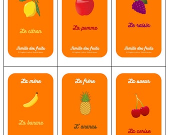 Jeu des 7 familles d'aliments