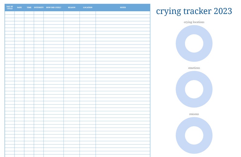 Crying Wrapped 2023 Spreadsheet Crying Tracker Track Your Emotions Through the Year to Help You Crying Wrapped 2023 Spreadsheet Crying Tracker Track Your Emotions Through the Year to Help You