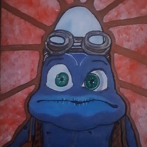Crazy Frog ,2 painted on canvas