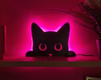 Lámpara LED 'Gato furtivo'