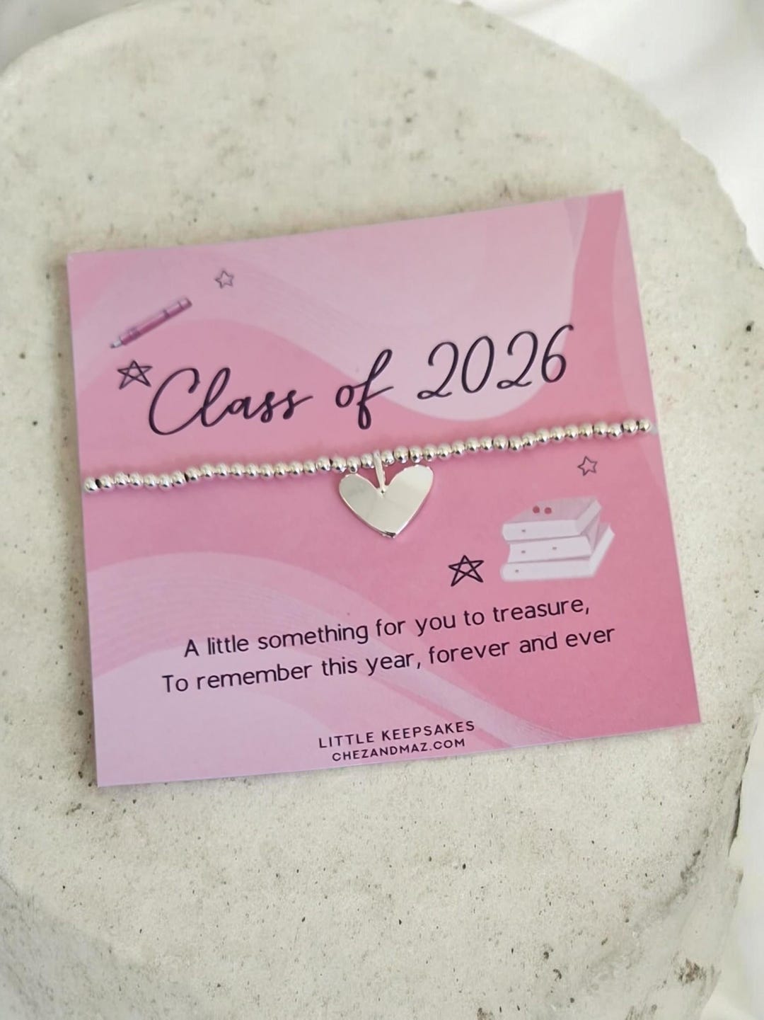 Class of 2026 Bracelet | so Proud of You Gift | Graduation Keepsake ...