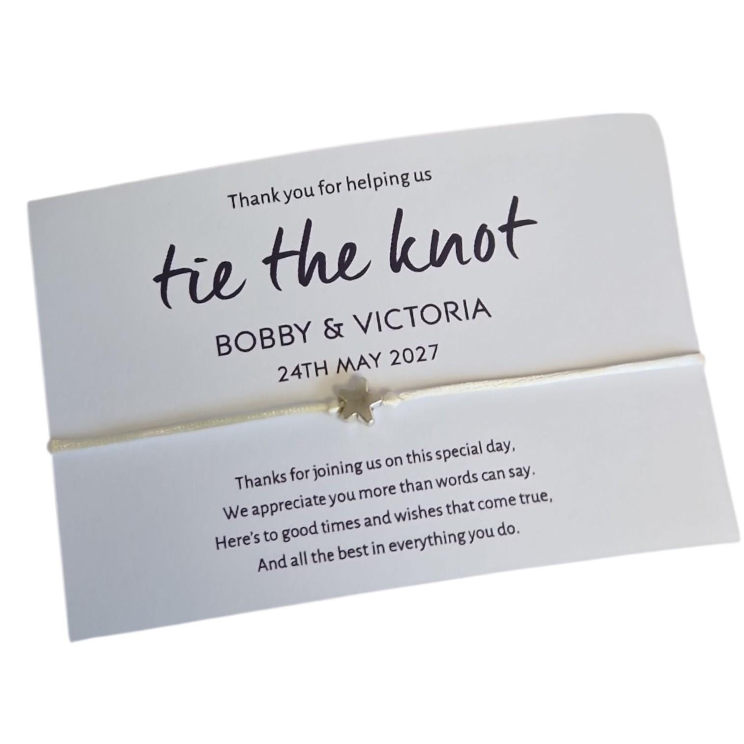 Wedding Wish Bracelet
